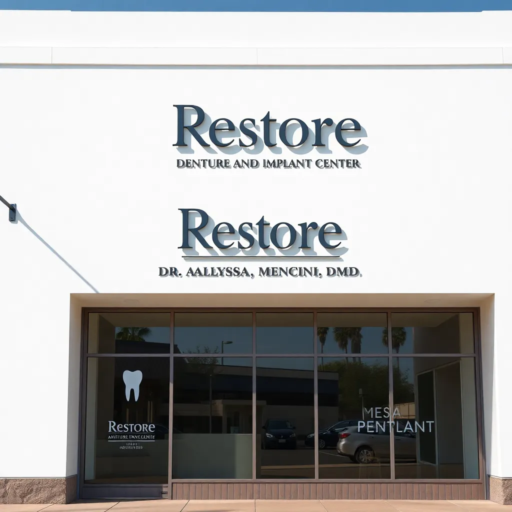 Affordable Dental Implants at Restore Denture And Implant Center: Dr. Alyssa Mencini, Dmd – Serving Patients in Mesa | From $399 Dental Implants